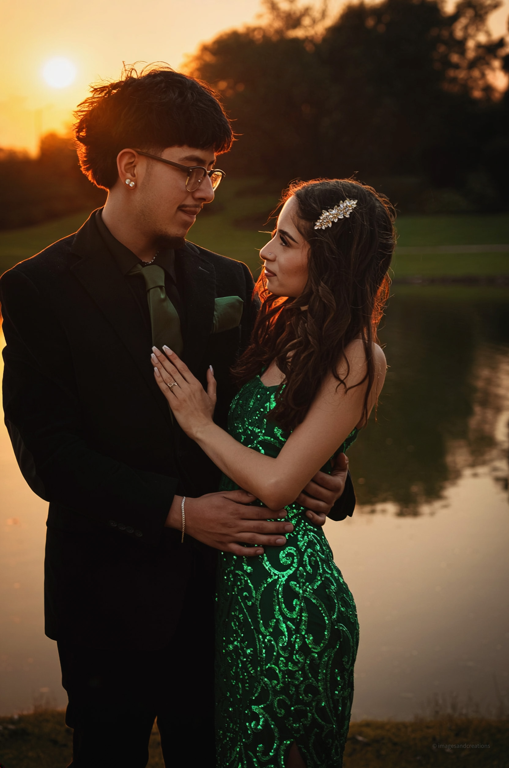 Golden-hour couples photography by Images & Creations
